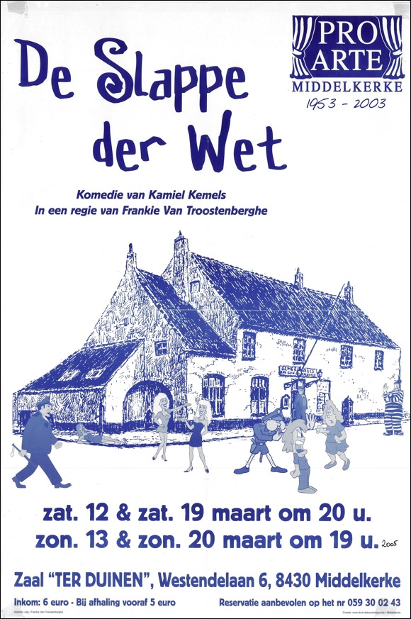 De slappe der wet affiche